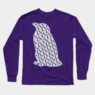 Pattern in Penguin Long Sleeve T-Shirt